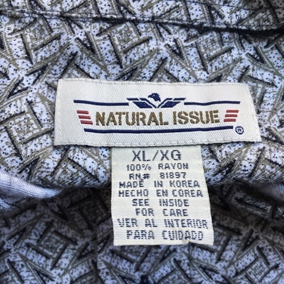 Natural Instinct short sleeve button down size XL - Picture 2 of 6